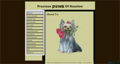 Desktop Screenshot of preciouspawsofhouston.grauhaus.org